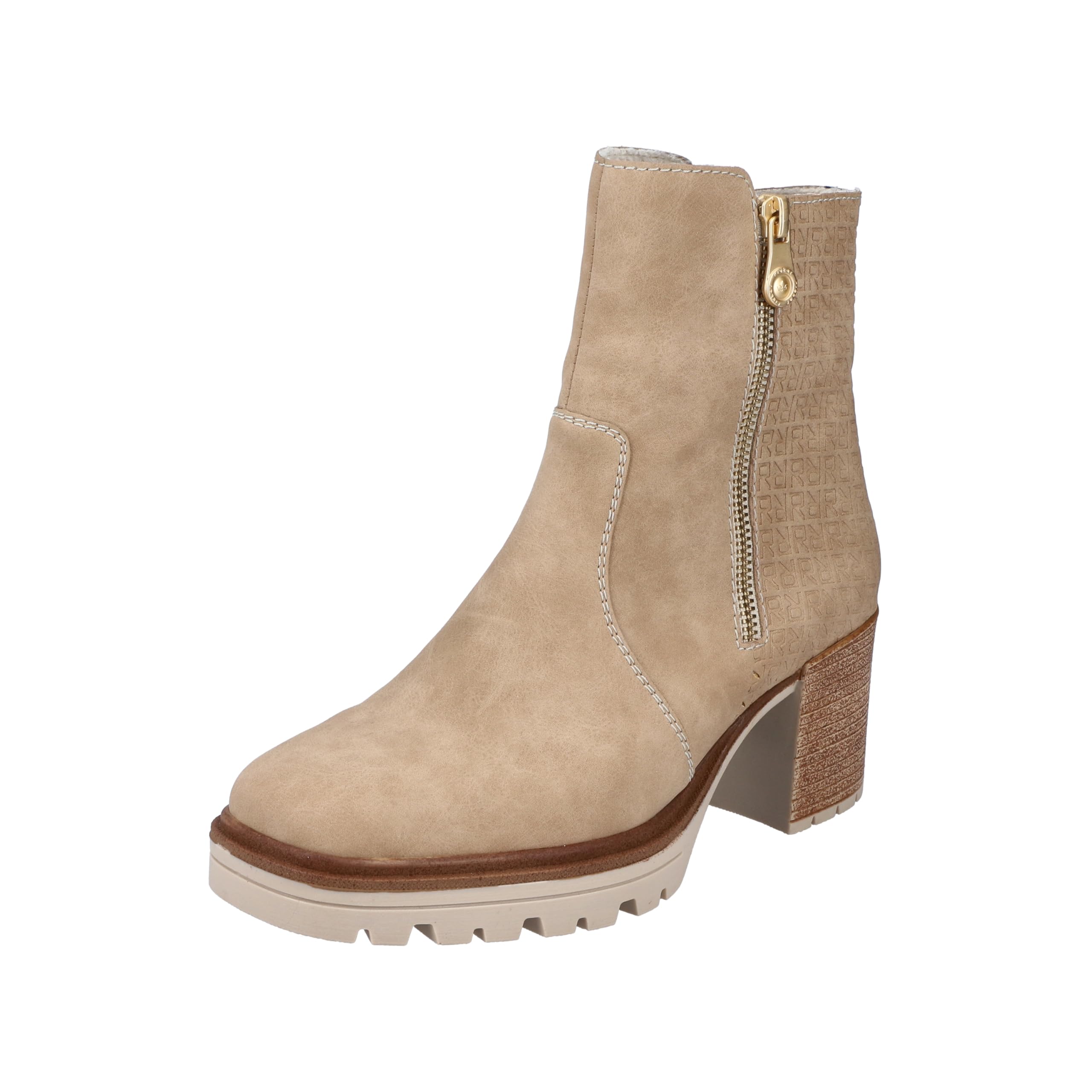 Rieker Women's Y9060 Short Boots, beige, 6 UK