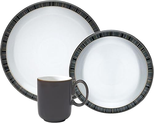 Miniatura 6 de Denby Jet Stripes - Plato llano diseño de rayas