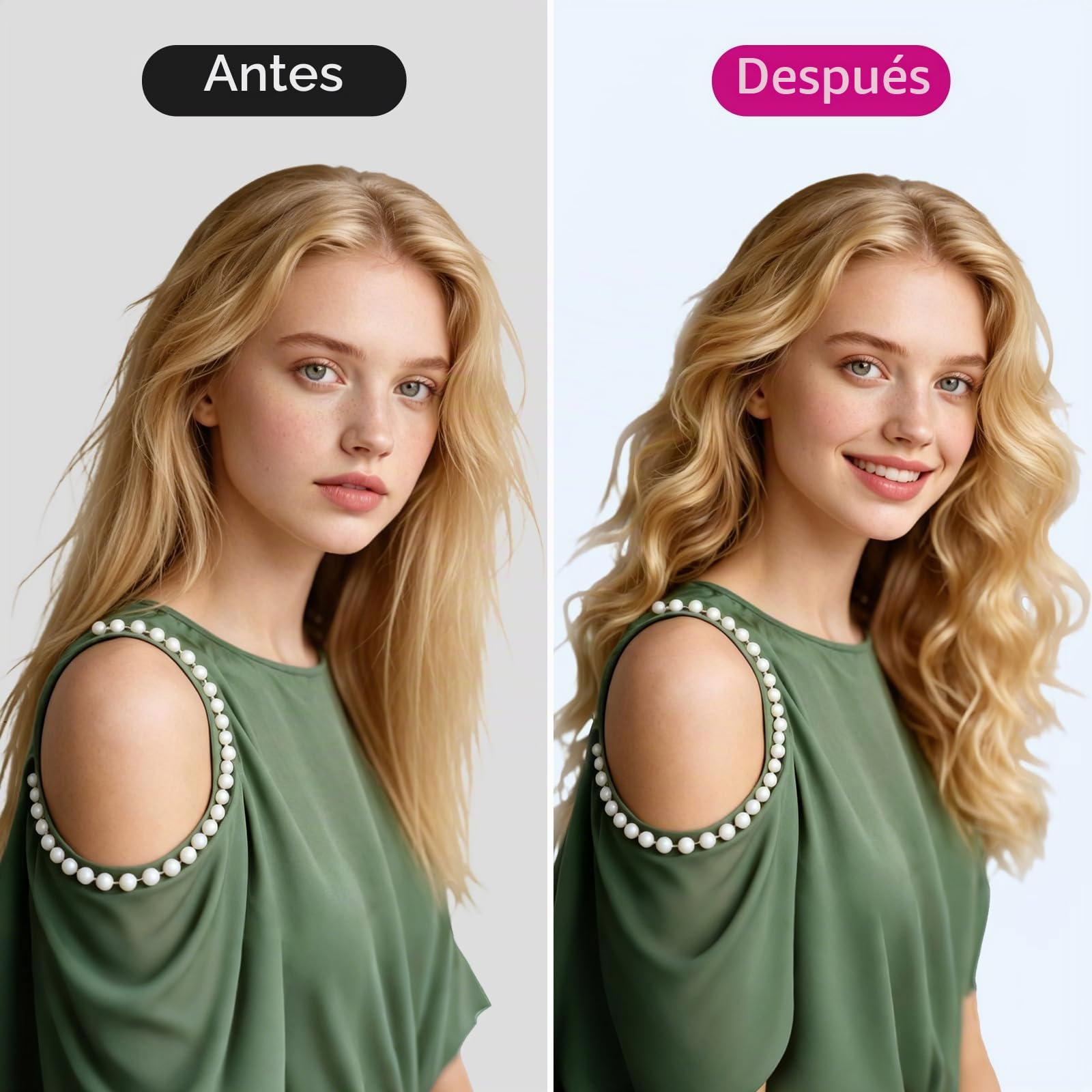 Cilindros rizadores de pelo de 0,78 pulgadas/20 mm de largo y adaptador para Dyson HD01 HD02 HD03 HD04 HD07 HD08 HD15 HD16, conversión de secador de pelo en rizador de pelo, 2 rulos 2 adaptadores