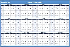 2023-2024 Erasable Calendar: Stay Organized at a Glance Wall Calendar 2023-2024