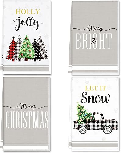 Miniatura 8 de 4 toallas de cocina del día de San Patricio, toalla de mano decorativa de trébol, a cuadros verdes, decoración del hogar, toallas de baño de trébol,