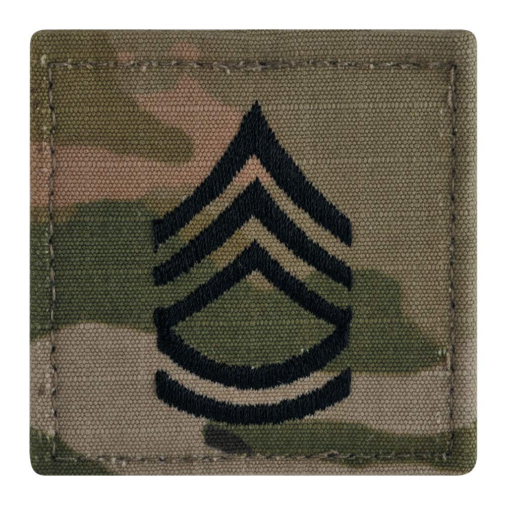 MEDALS OF AMERICA EST. 1976Army Sergeant First Class Rank OCP/Scorpion With Hook And Loop