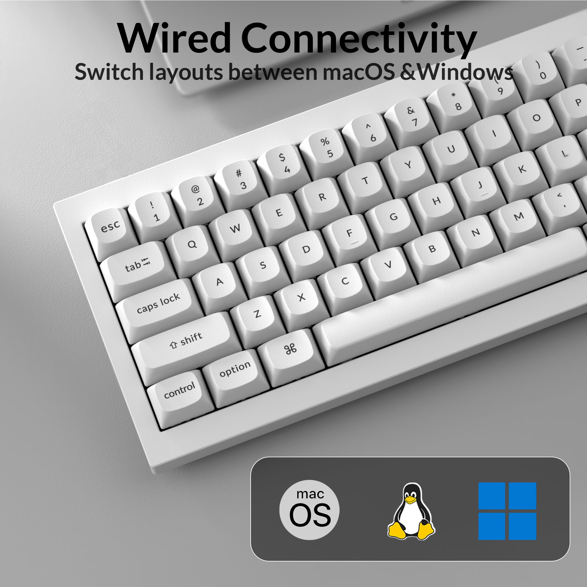 Amazon | Keychron Q4 有線 カスタム メカニカル キーボード QMK/VIA