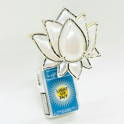 Bath and Body Works Wallflowers Pluggable Home Fragrance Diffuser - White Lotus Flower