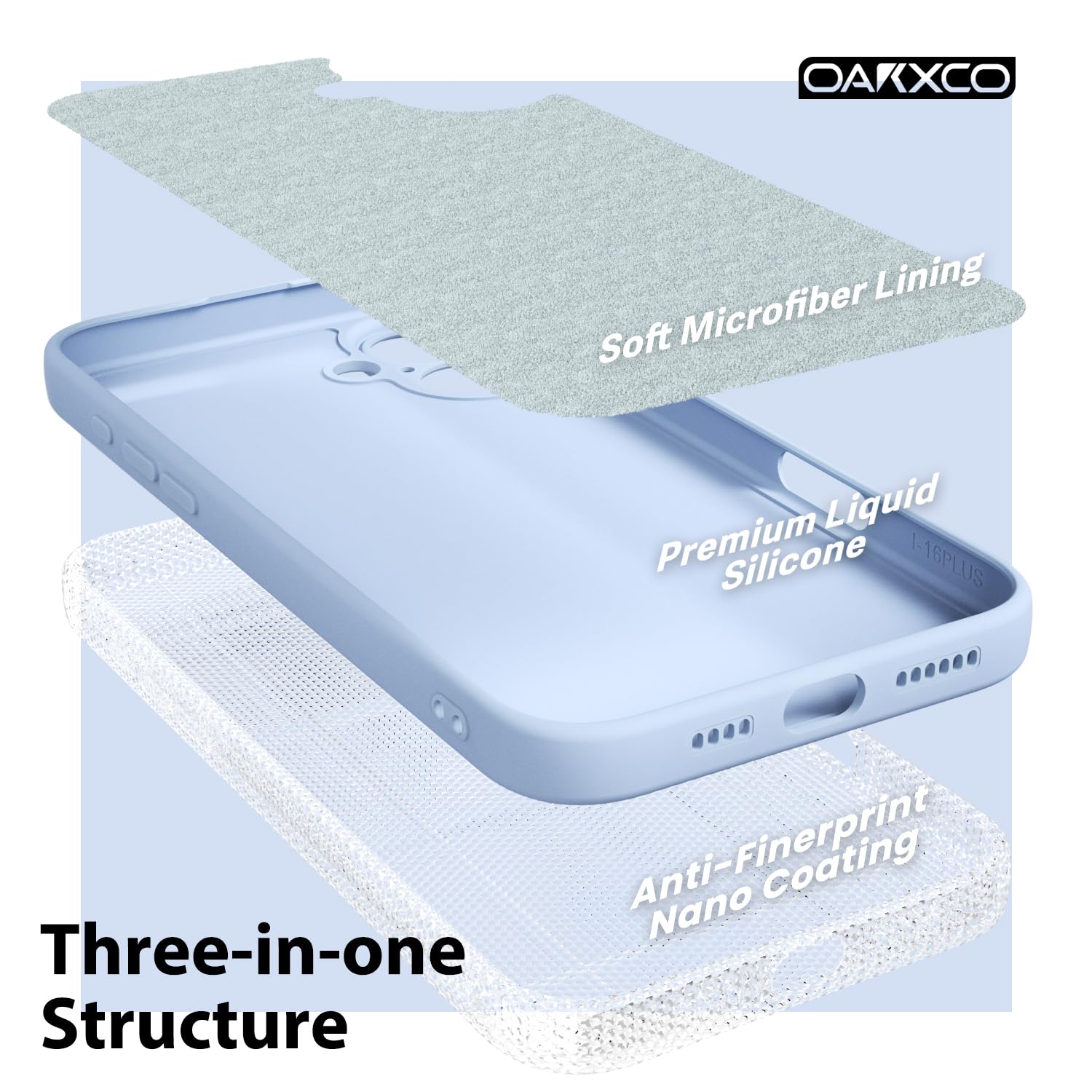 oakxco for iPhone 16 Pro Max Case Liquid Silicone, Soft Rubber Gel Elegant Aesthetic Basic Simple Cover, Cute Thin Slim TPU Matte Solid Color Plain Smooth Case for Women Girl, Light Pink — view 252