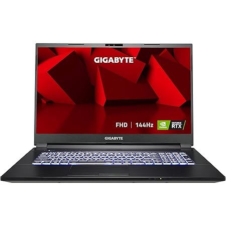 GIGABYTE A7 K1: 17.3" FHD IPS Anti-Glare 144Hz, AMD Ryzen™ 7 5800H, NVIDIA GeForce RTX 3060 GPU 6 GB GDDR6, 16 GB Memory, 512 GB PCIe SSD, Windows 11 Home- Gaming Laptop (A7 K1-BUS1130SB)