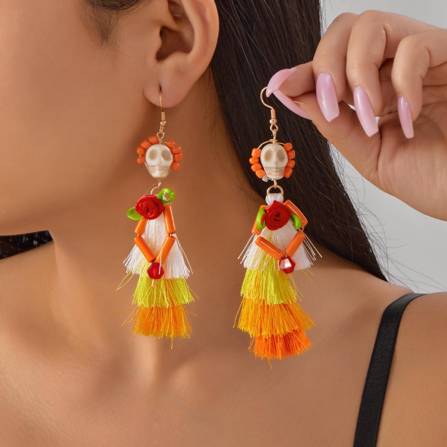 Halloween Earrings for Women Dangle Stud Earrings Spooky Costume Jewelry Trendy Accessories Women 2025 Halloween Parties