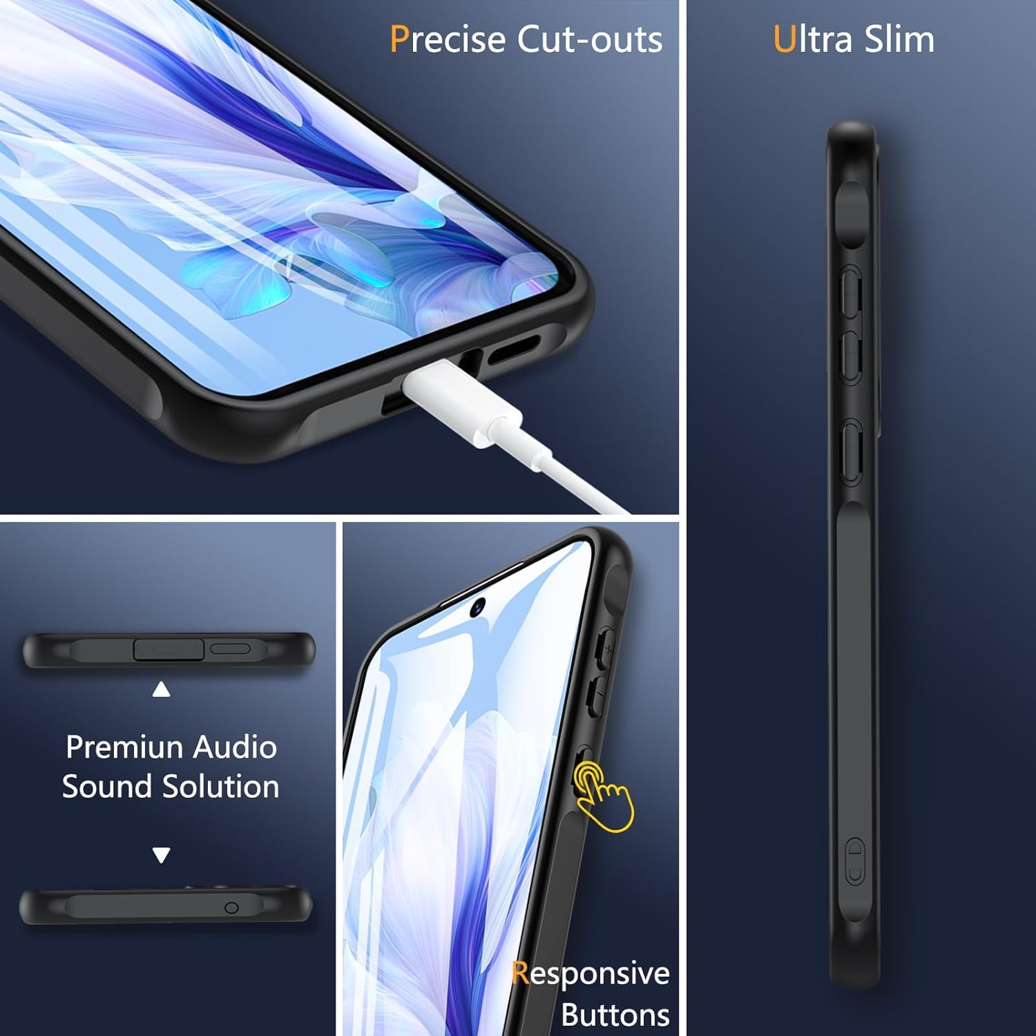 Handyhülle Für Xiaomi Redmi 13C 4G / Poco C65 – Transparent, Magnetisch, Kratzfest