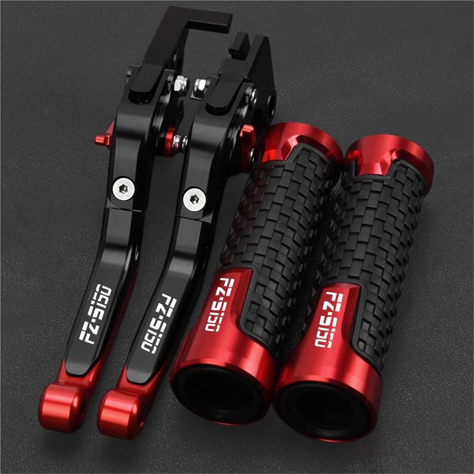 Tgvselpj Red 1 Motorcycle Part Motorcycle Extendable Adjustable Clutch Brake Levers Controller Lever Handle For Y-Amaha Fzs150 Fzs 150 Fz S150 2015 2016(Red 1)