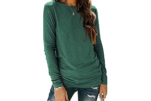 Womens Long Sleeve Round Neck Shirts: Elevate Your Holiday Style