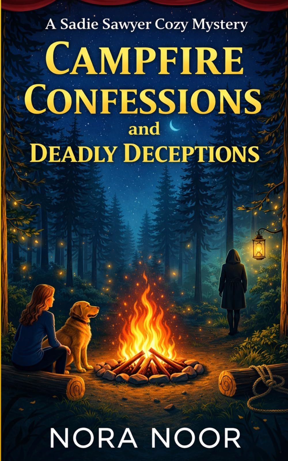 Campfire Confessions and Deadly Deceptions: A Whodunnit Amateur Sleuth Cozy Mystery (A Sady Sawyer Cozy Mystery)