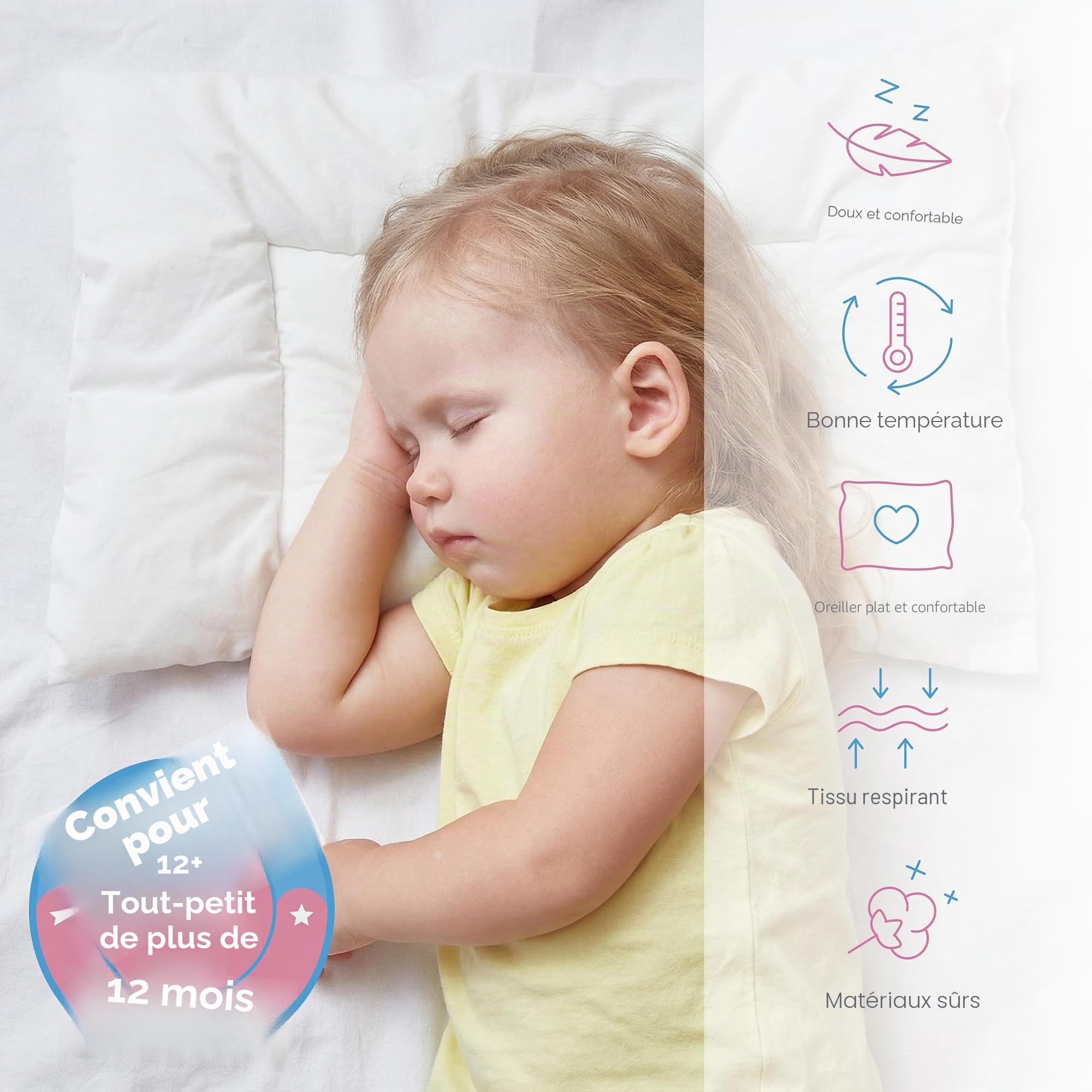 Baby Comfort Couette pour lit de bébé 60 x 40 cm (12 Mois+)