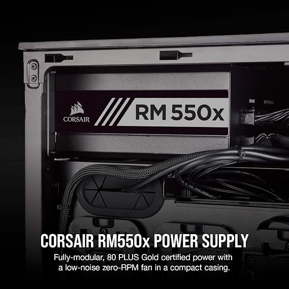 Corsair RMX Series (2018), RM550x, 550 Watt, 80+ Gold Certified, Fully Modular Power Supply