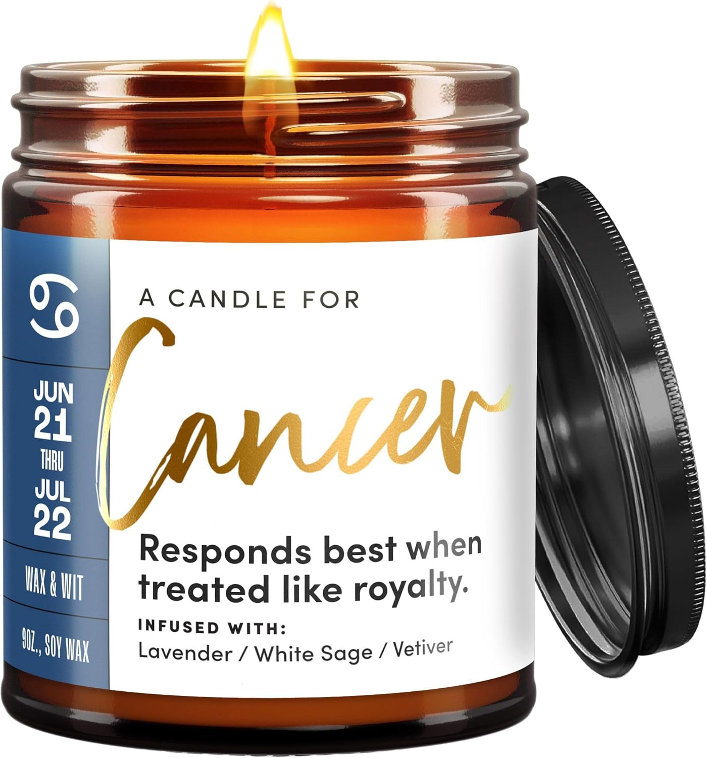 Cancer Zodiac Candle | Comfort, Calm, and Cosmic Vibes