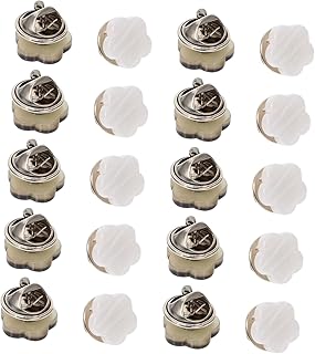 VILLCASE 20 Pçs Botão Anti-Luz Pérola Decoração Lapela Decoração Colar Fivelas De Segurança Pérola Botões De Camisa Lapela Pino De Segurança Roupas Botões De Segurança Roupas Decorações