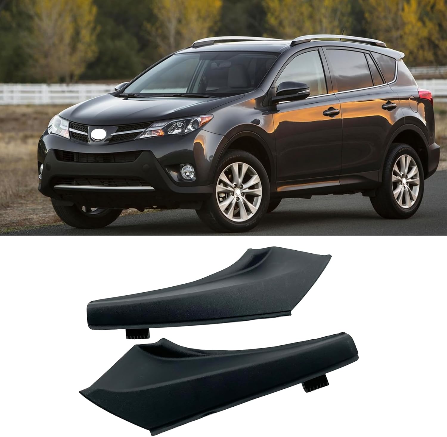 Fit for Toyota RAV4 20132018 Pair Front Wiper Side Cowl