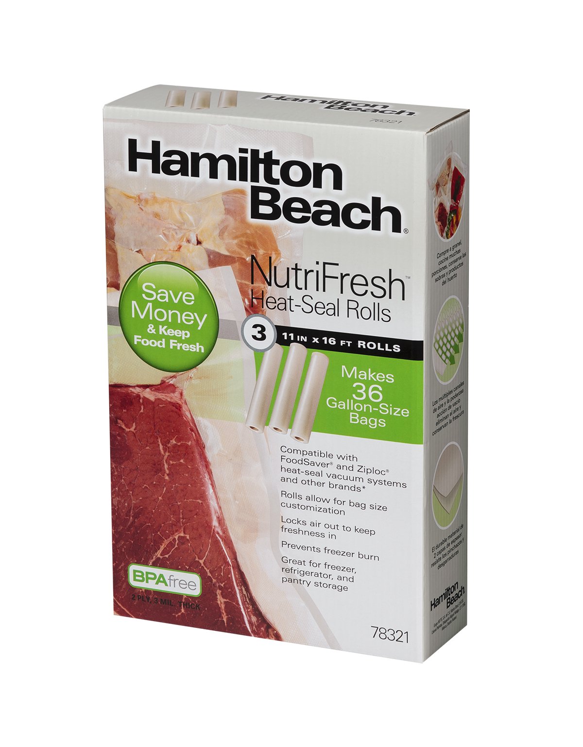 hamilton beach vacuum sealer bags