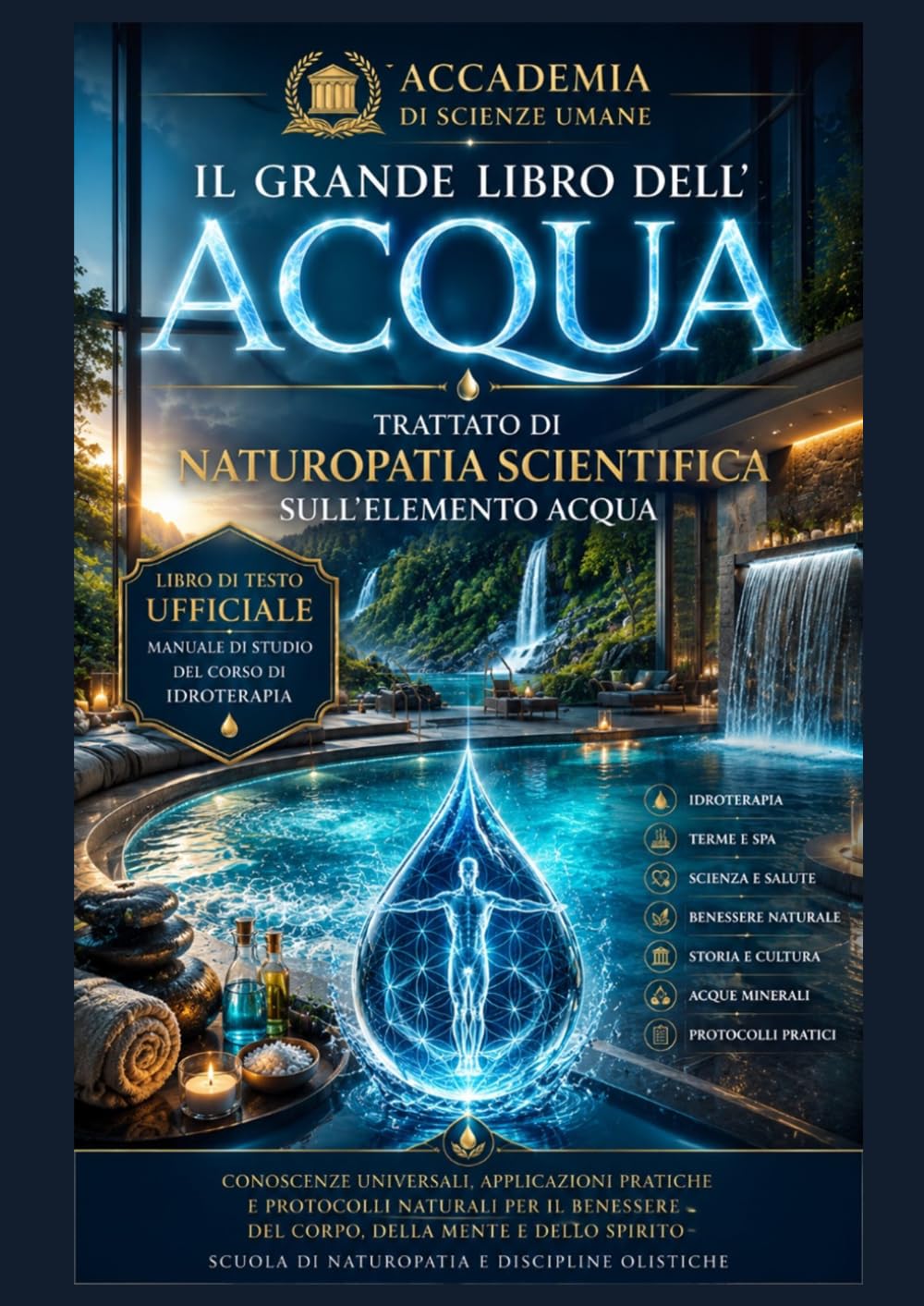 Il grande libro dell'Acqua: Trattato di Naturopatia scientifica sull'elemento Acqua