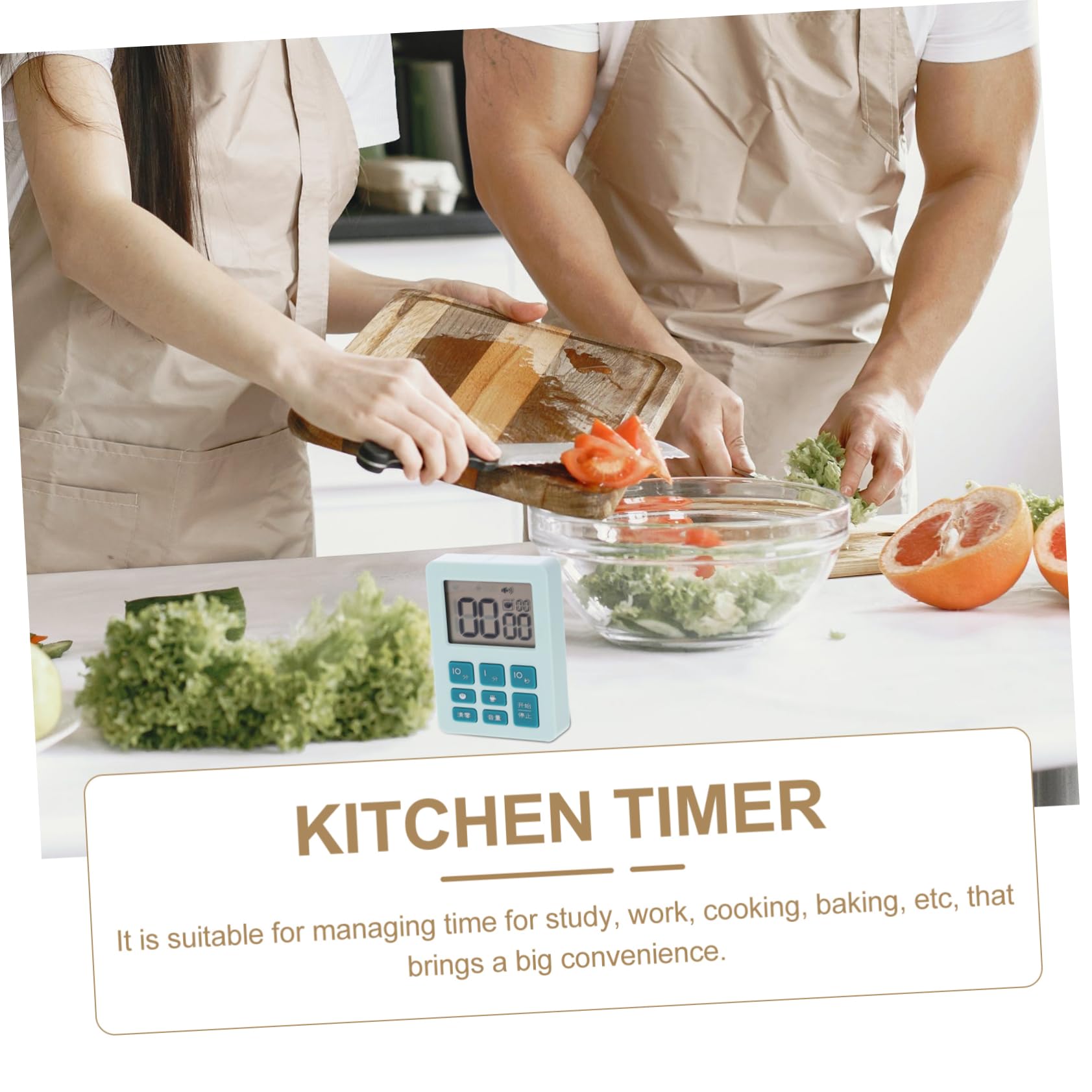 OUNONA 4pièces Minuteur Mécanique De Cuisine Chronomètre De Bureau pour Apprentissage Et Et Pratique pour Et