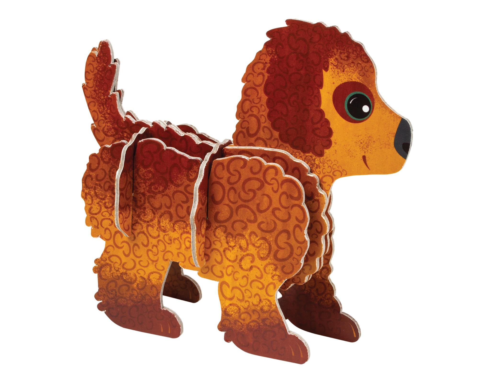 Build Your Own Girls Puppy - Comes With Accessories And Trinket Chest! - Cardboard Craft Kit - Ages 4+