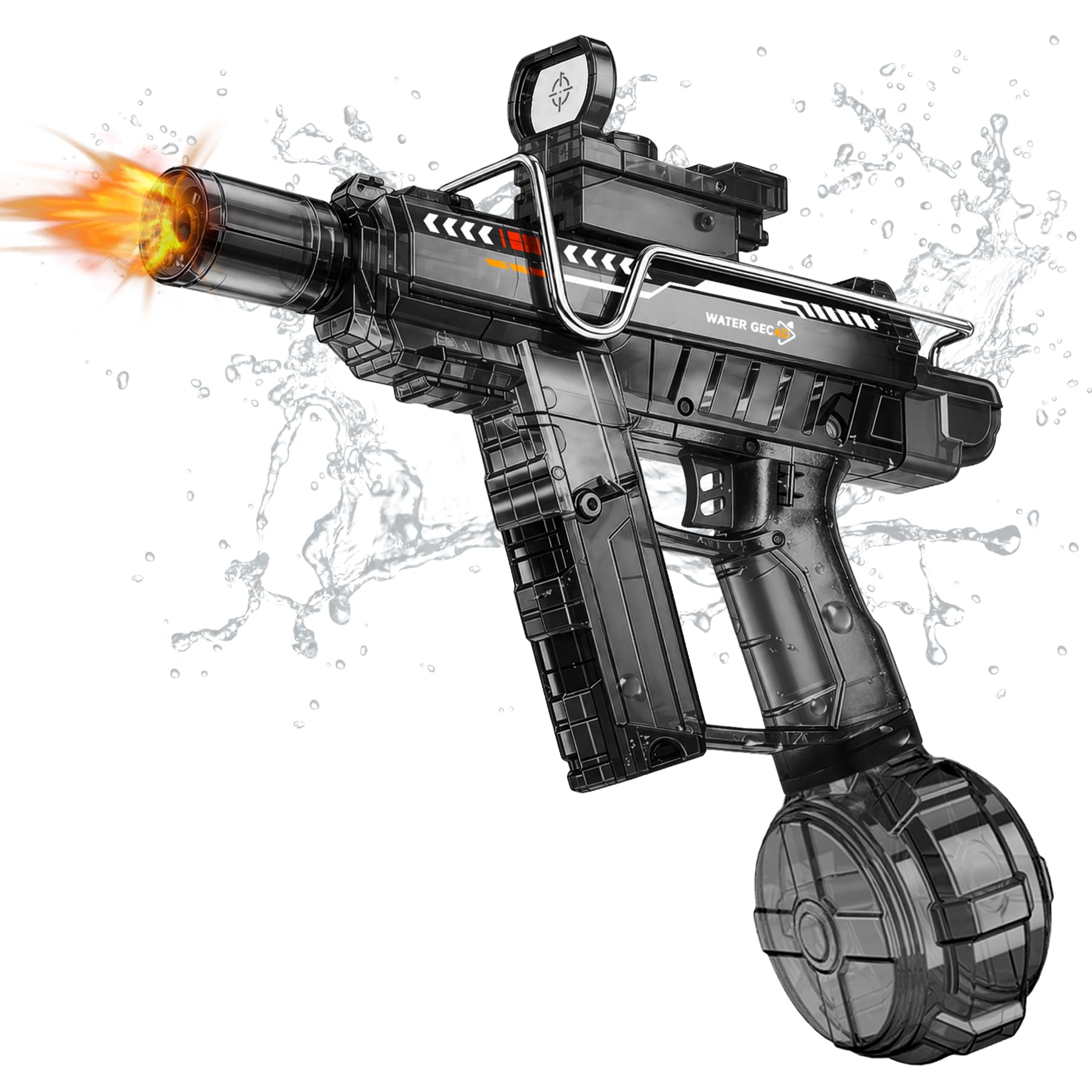 Photo 1 of Electric Water Gun for Adults & Kids, Automatic Water Guns High Capacity 500+,Battery Powered Water Squirt Guns, Long Range Water Pistol Blaster Soaker,Summer Pool Toys (Black)