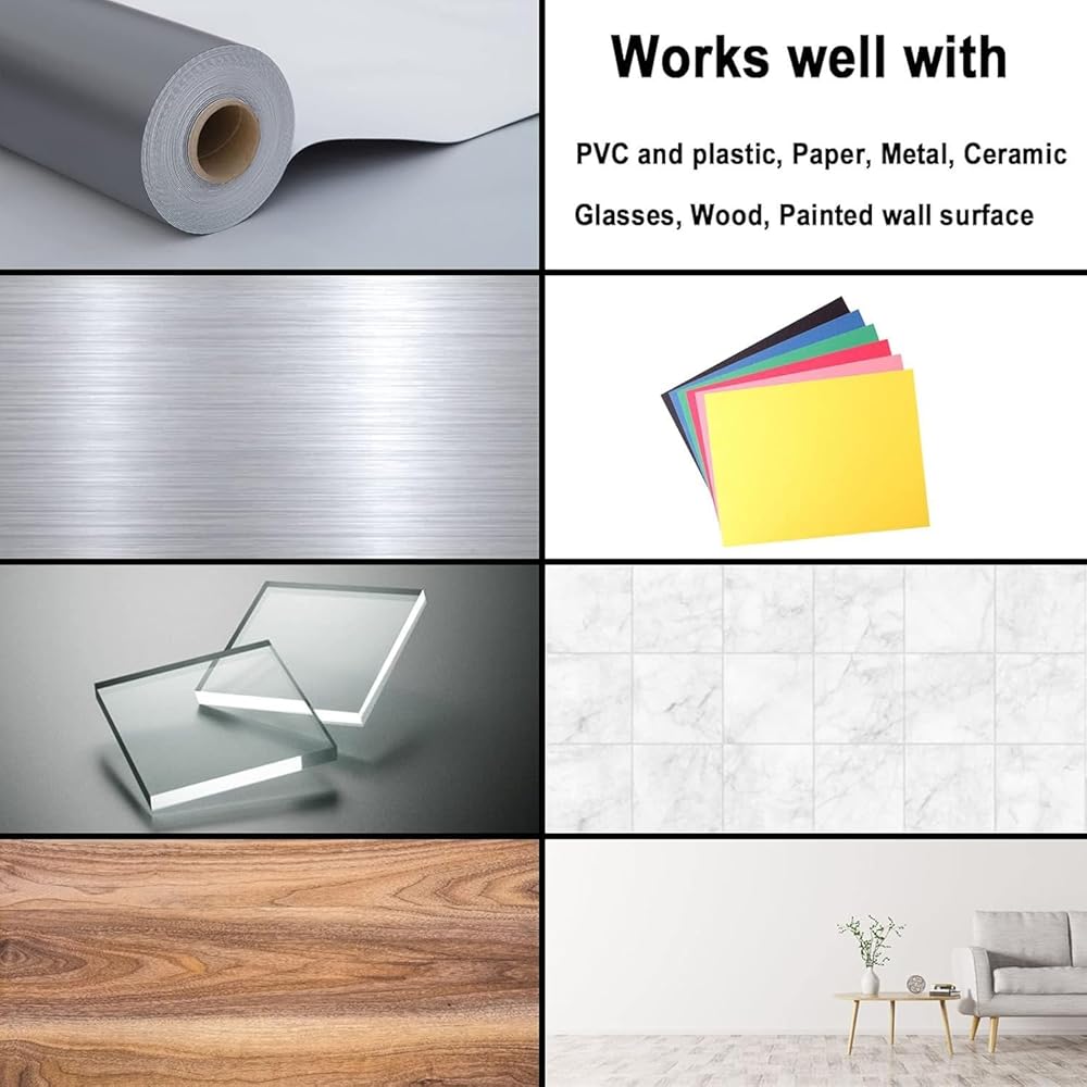 256 Yards Thin Double Sided Tape for Craft,Card Making,Gift,Scrapbooking and Office School Stationery Supplies,Paper Backing(Width: 1/4 inch) view 5