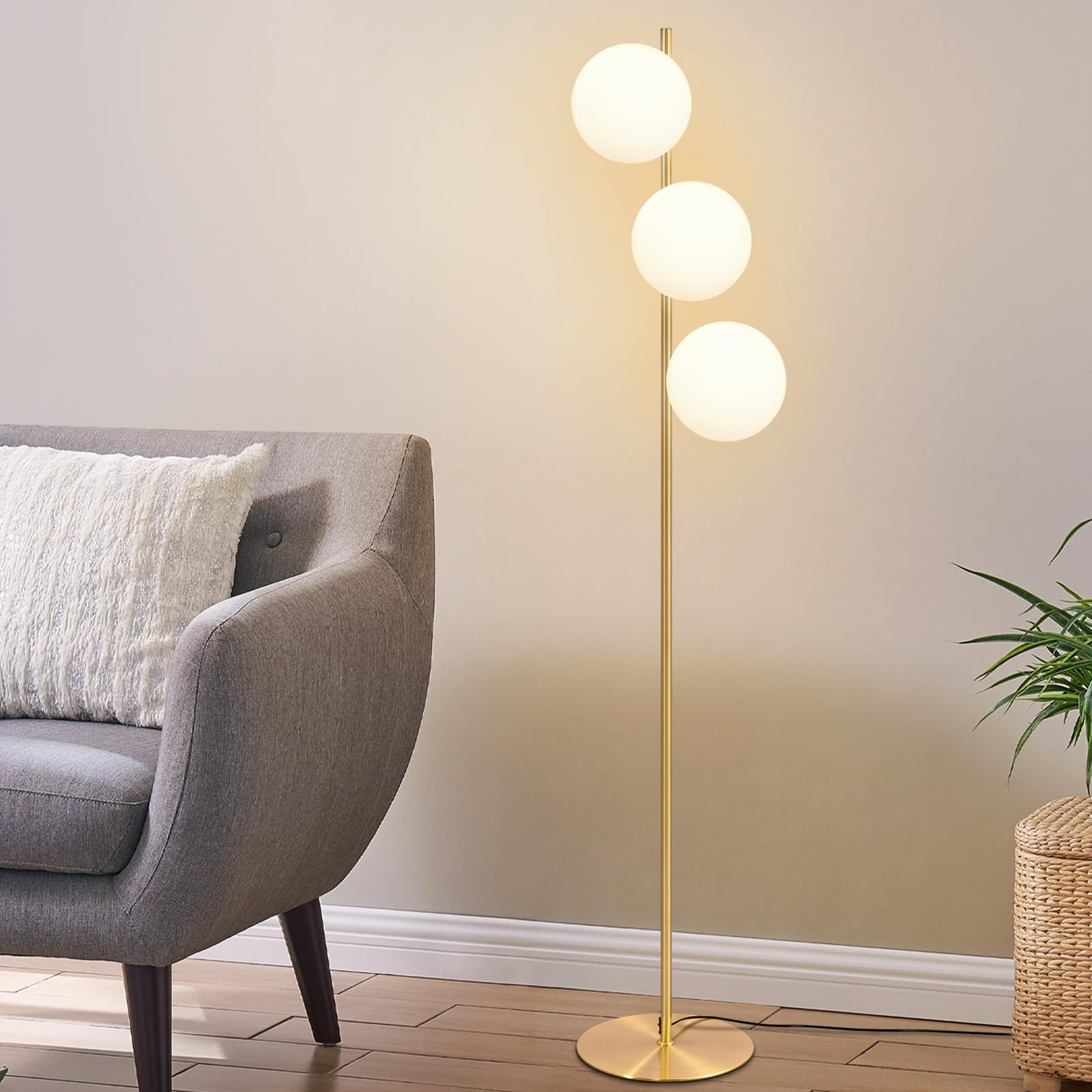 Lampadaire Métal Moderne Réglable – Abat-jour Orientable, Design Industriel Pour Salon