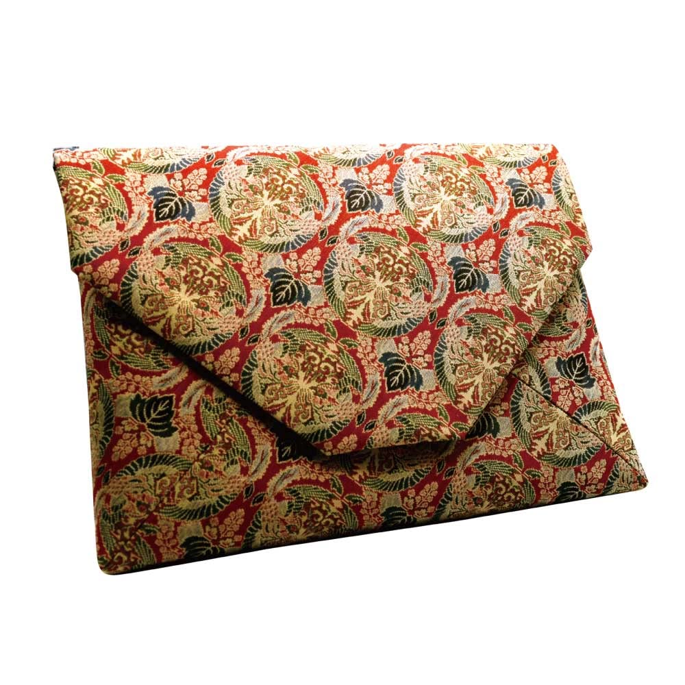 数寄屋袋 龍村美術織物 稜華文錦 ネイビー 茶道具 Amazon | 数寄屋袋 稜華文錦 ネイビー 龍村裂 龍村美術織物 茶道具