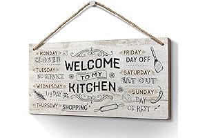 Welcome to My Kitchen Funny Kitchen Decor Signs
