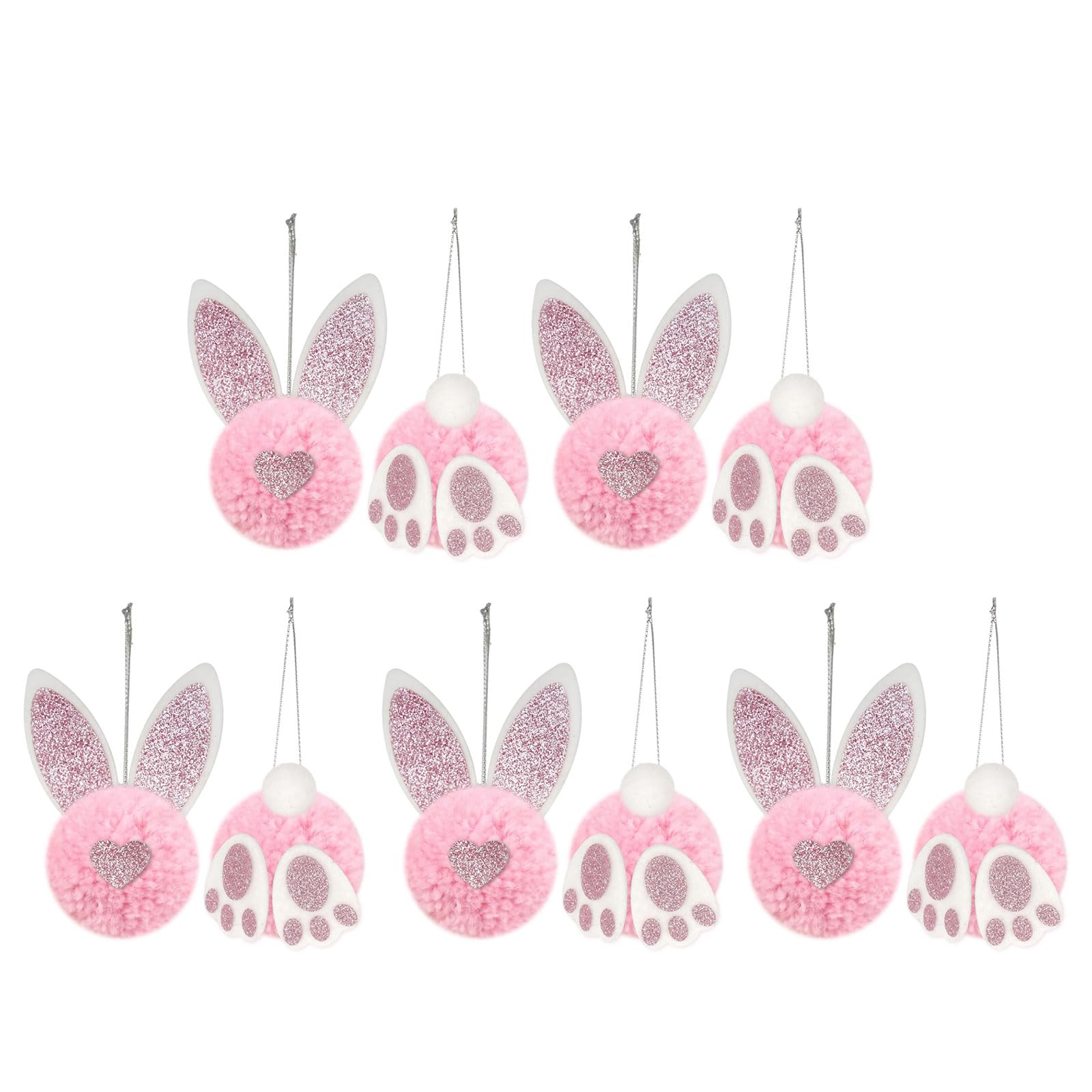 Uitndvyte Decorative Rabbits Butt Ears Hanging Accessories Easter Decoration Spring Party Supplies Seasonal Home Accessory Easter Hanging Decoration