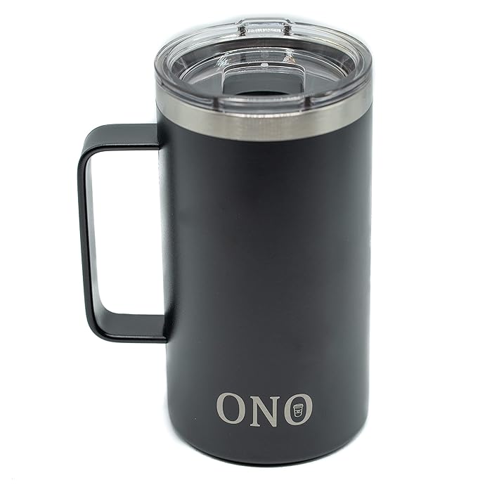 Buy ONO 24 oz Stainless Steel Mug with Slider Lid, Black