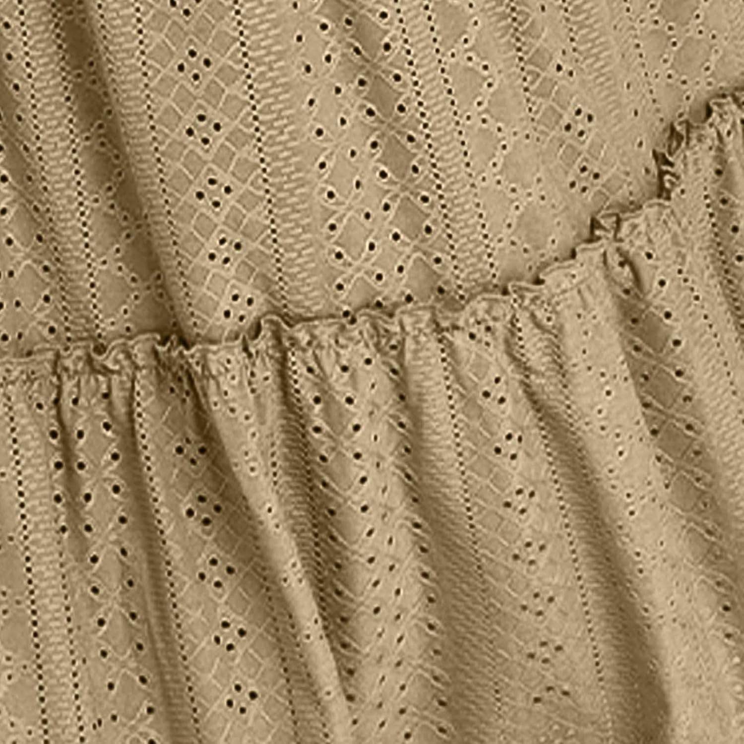Womens Mini Skirts High Waist Flowy Boho Ruffle Pleated Skirts Eyelet Casual Golf Tennis Skirt Beach Vacation Outfit