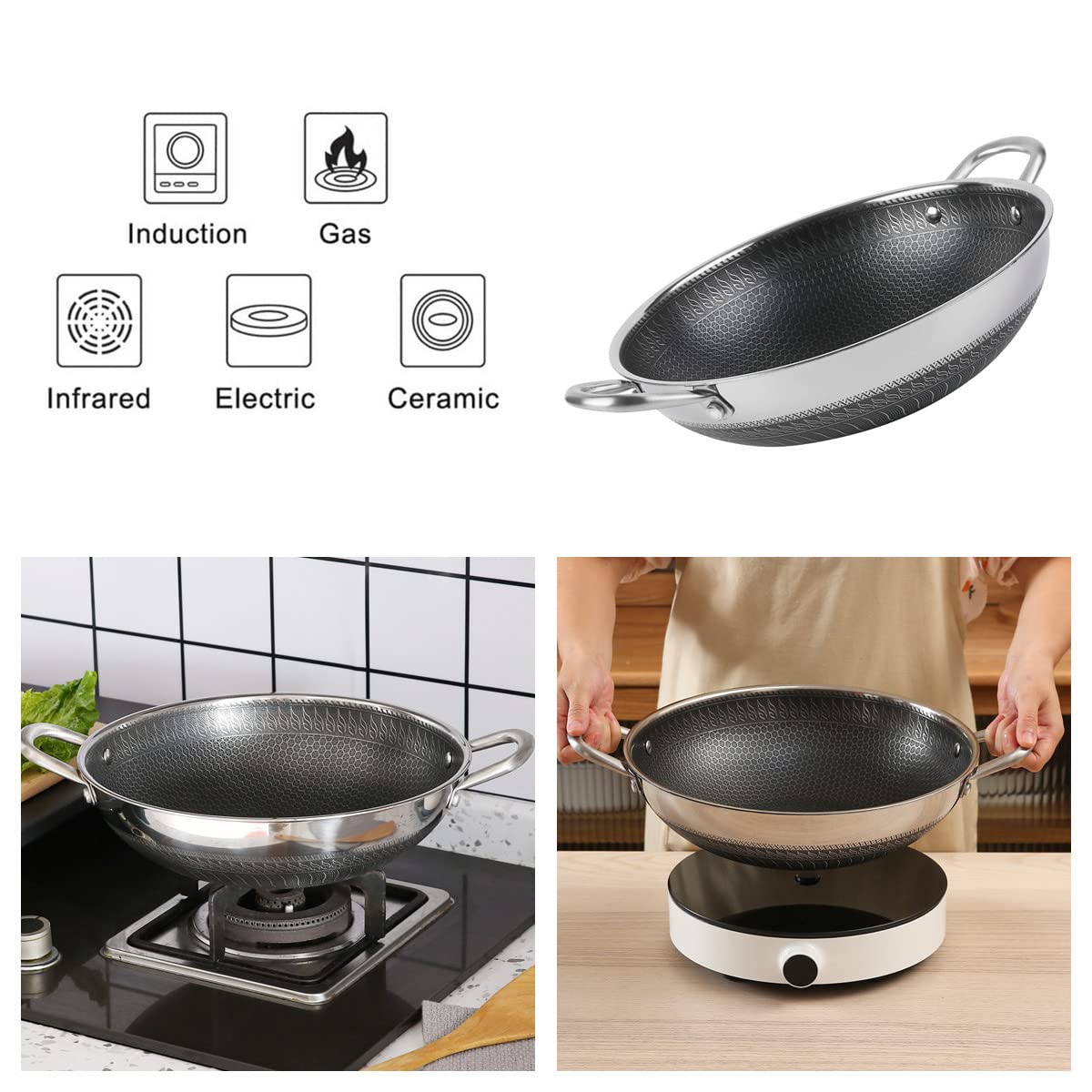 調理器具 GEMKOCH MULTI WOK & STEAMER 32cm 調理器具 GEMKOCH MULTI WOK & STEAMER 32cm Amazon.com: Hikaru