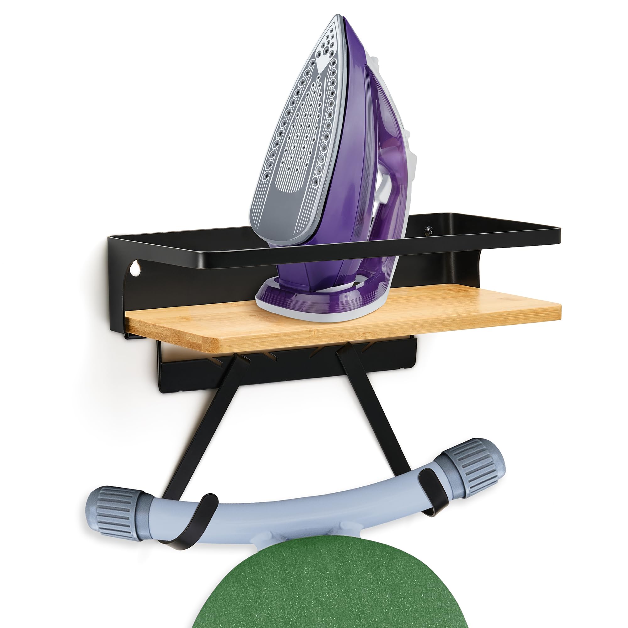 Amazon.com: Maplefield Ironing Board Hanger with Shelf - Modern