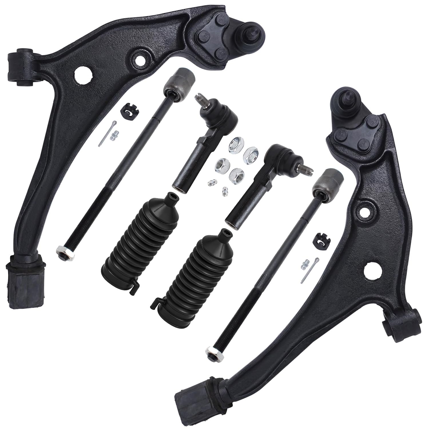 Detroit Axle - 8pc Front End Kit for 1999-2002 Nissan Quest