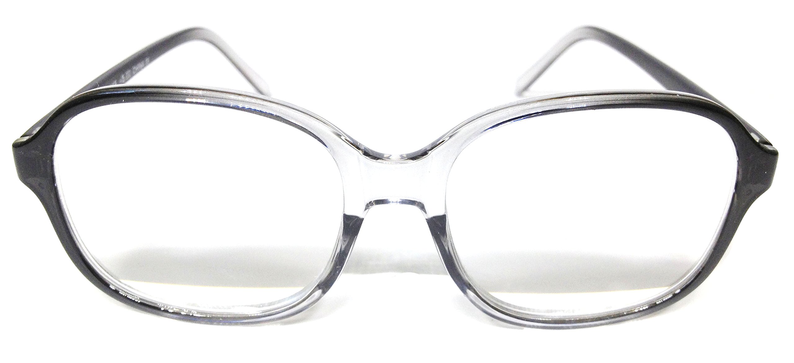 High Power Full Frame Reading Glasses by See Clearly Readers (6.00, Smoke)