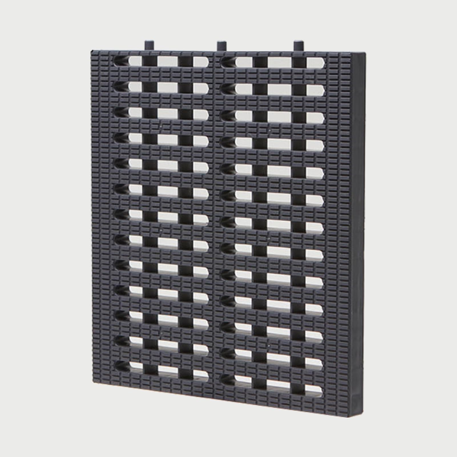 Grille de drainage en plastique polymère gris de 30 cm de long pour tranchée d'égout extérieure