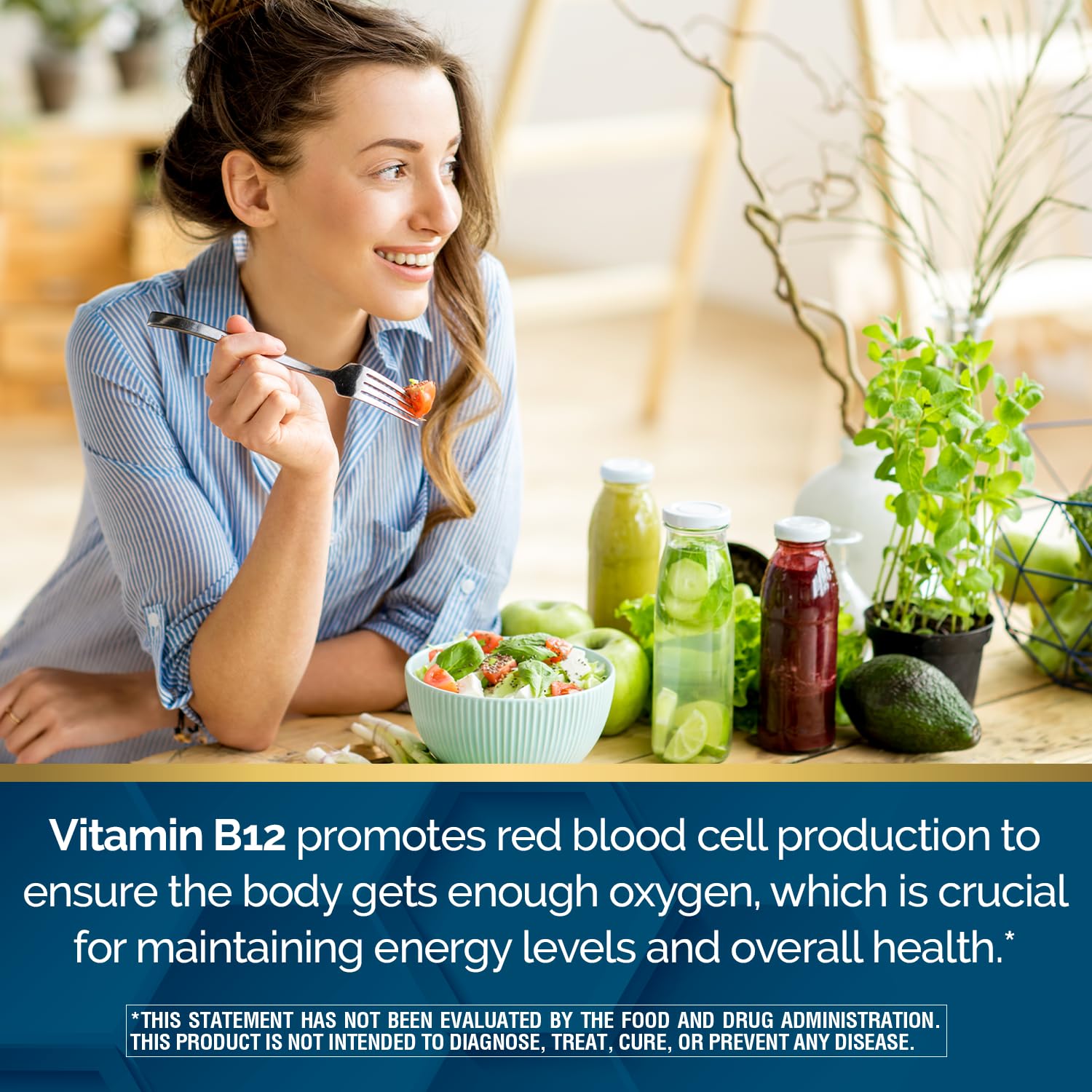 Nature's Wonder Vitamin B12 1000mcg Timed Release Steady Energy 150Tablets — Amazon image 3