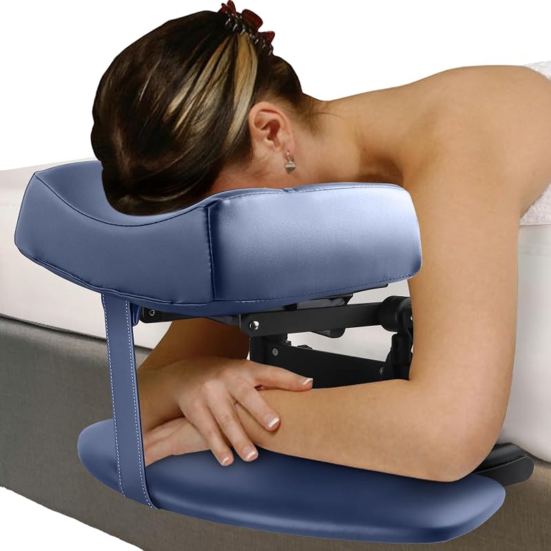 Kit TOROKOM de apoio de cabeça ajustável para maca e cama, com almofada facial, suporte e bolsa
