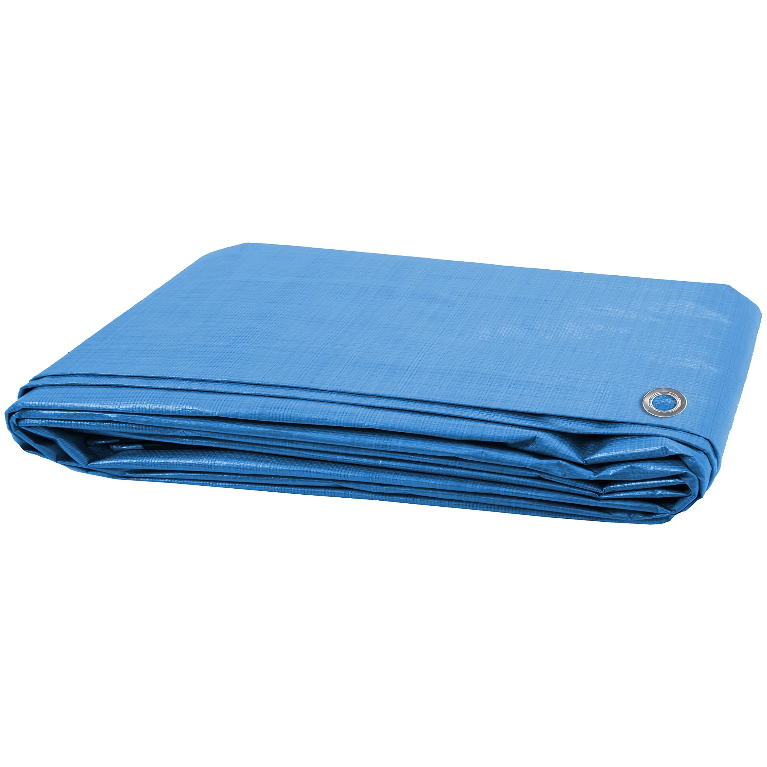 Pms Blue Vfm - Large Tarpaulin With 12 Eyelets 10Ft X 8Ft