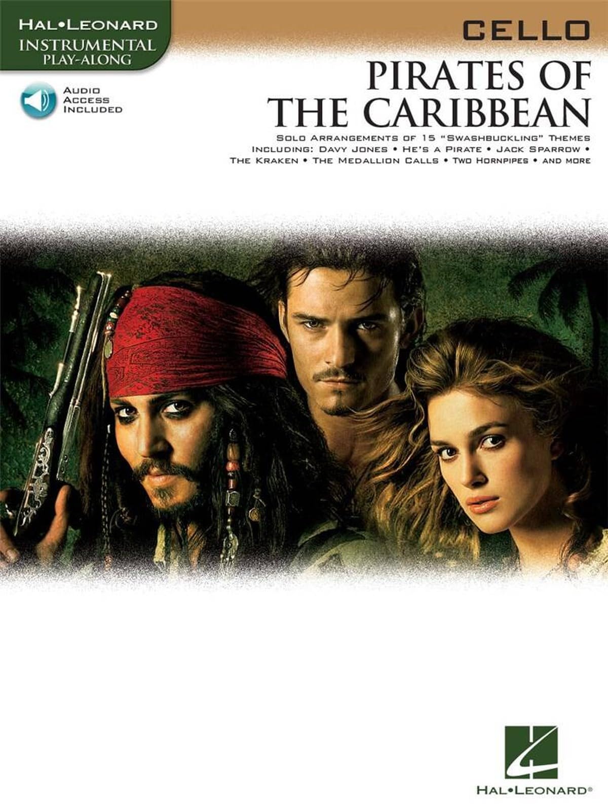 Pirates of the Caribbean: Cello (Book/Online Audio) (Hal Leonard Instrumental Play-Along) (Includes Online Access Code)