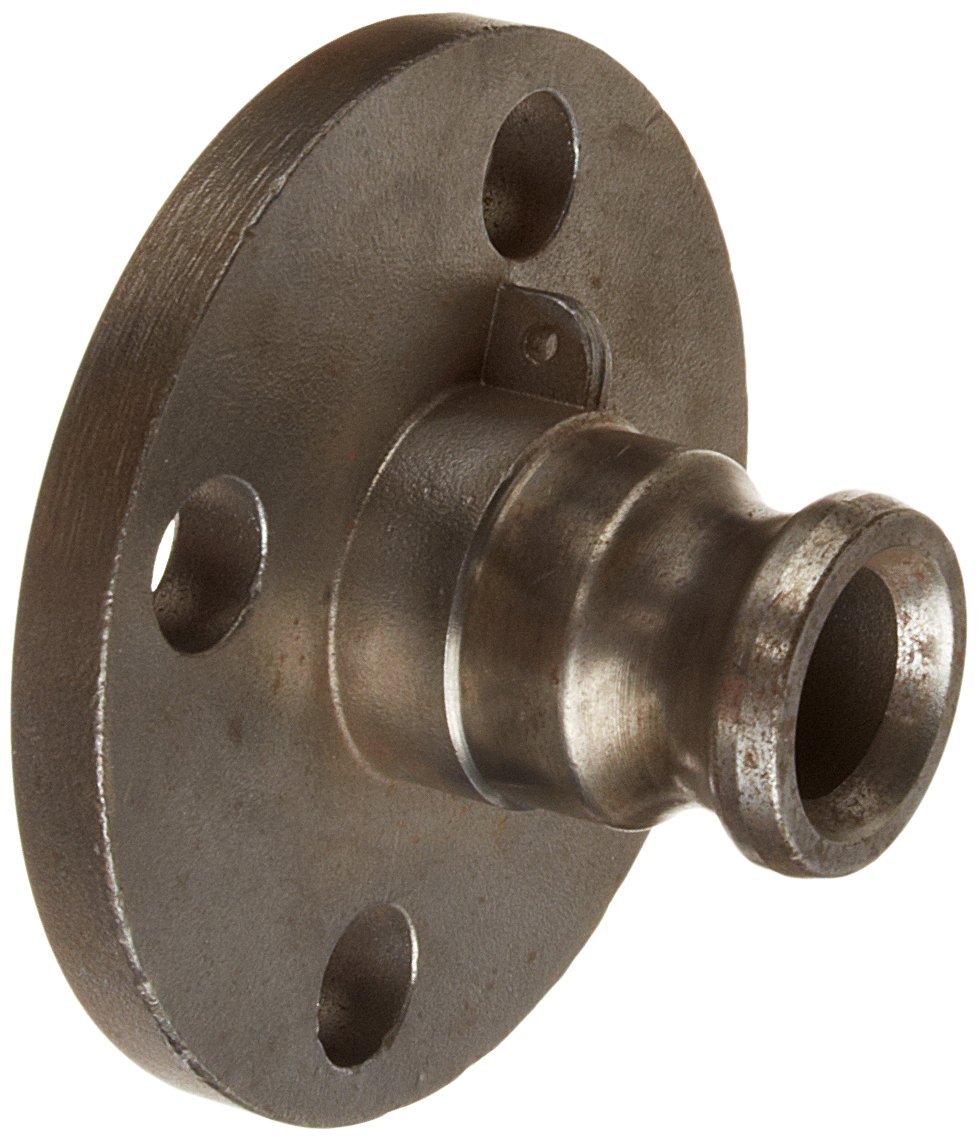 PT Coupling PFA Series Carbon Steel Cam and Groove Hose Fitting, Flange, 1" Adapter x Pipe Flange
