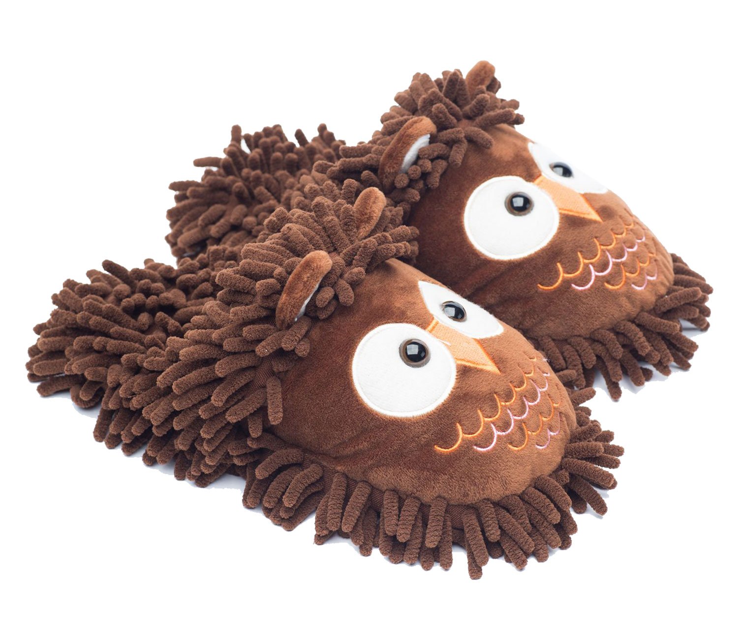 ofoot Damen/Herren Winter Fuzzy Home Hausschuhe,Süßes Tier Koala/Fuchs/Eule/Schwarze Katze Cartoon