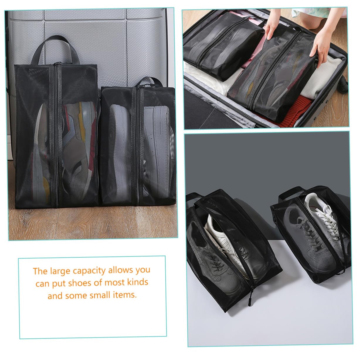 GALPADA 6pezzi Borse Per Scarpe Traspirante Organizer Impermeabili Per Scarpe Accessorio Per Stoccaggio Valigia