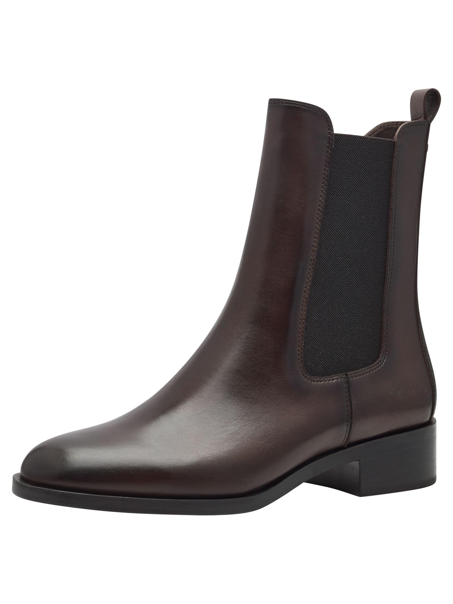 Tamaris Women's Chelsea Leather, mahogany, 3.5 UK
