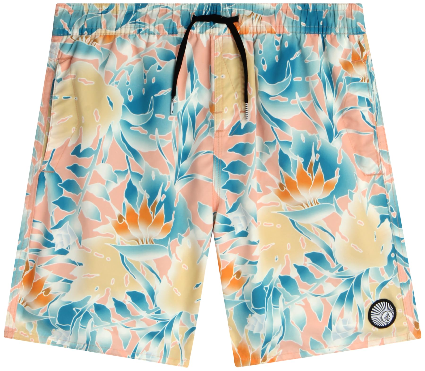 Volcom Boys Swim Trunks - UPF 50+ Quick Dry Board Shorts with Drawstring Waist - Bathing Suit Swimsuit for Boys (Size: 8-16)