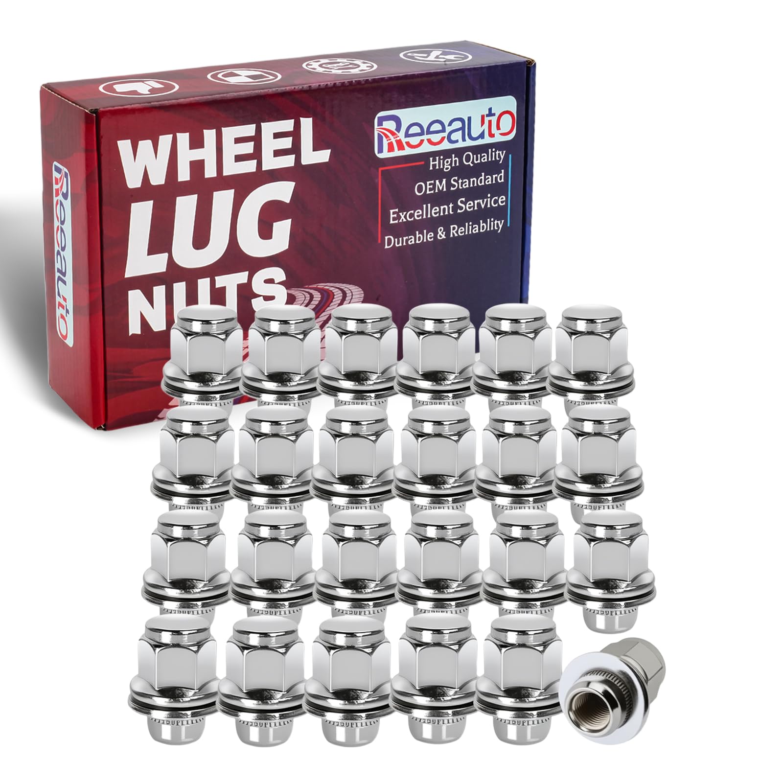 ルーク FOR NISSAN WHEEL NUT M12 X 1.25 21HEX MICRA JUKE ALMERA QASHQAI