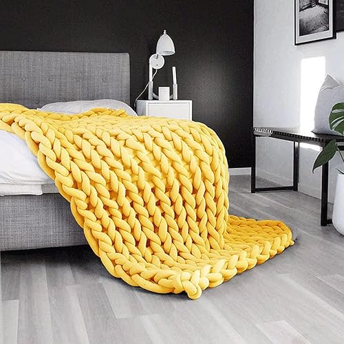 Miniatura 7 de Hilo grueso para tejer con brazo gigante para manta de nudo trenzado, hilo tubular grande torcido grande, hilo tubular suave extragrueso, hilo de