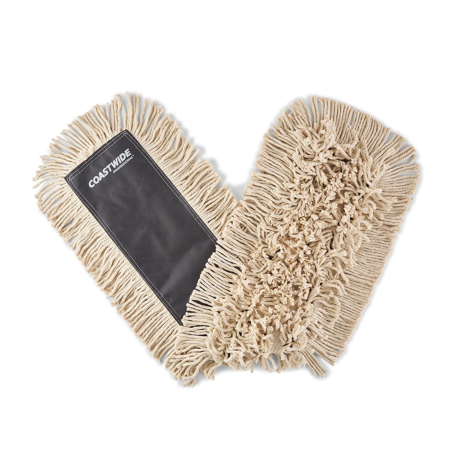 Coastwide Professional Economy Dust Mop Head, Cotton, 36x5 In, White
