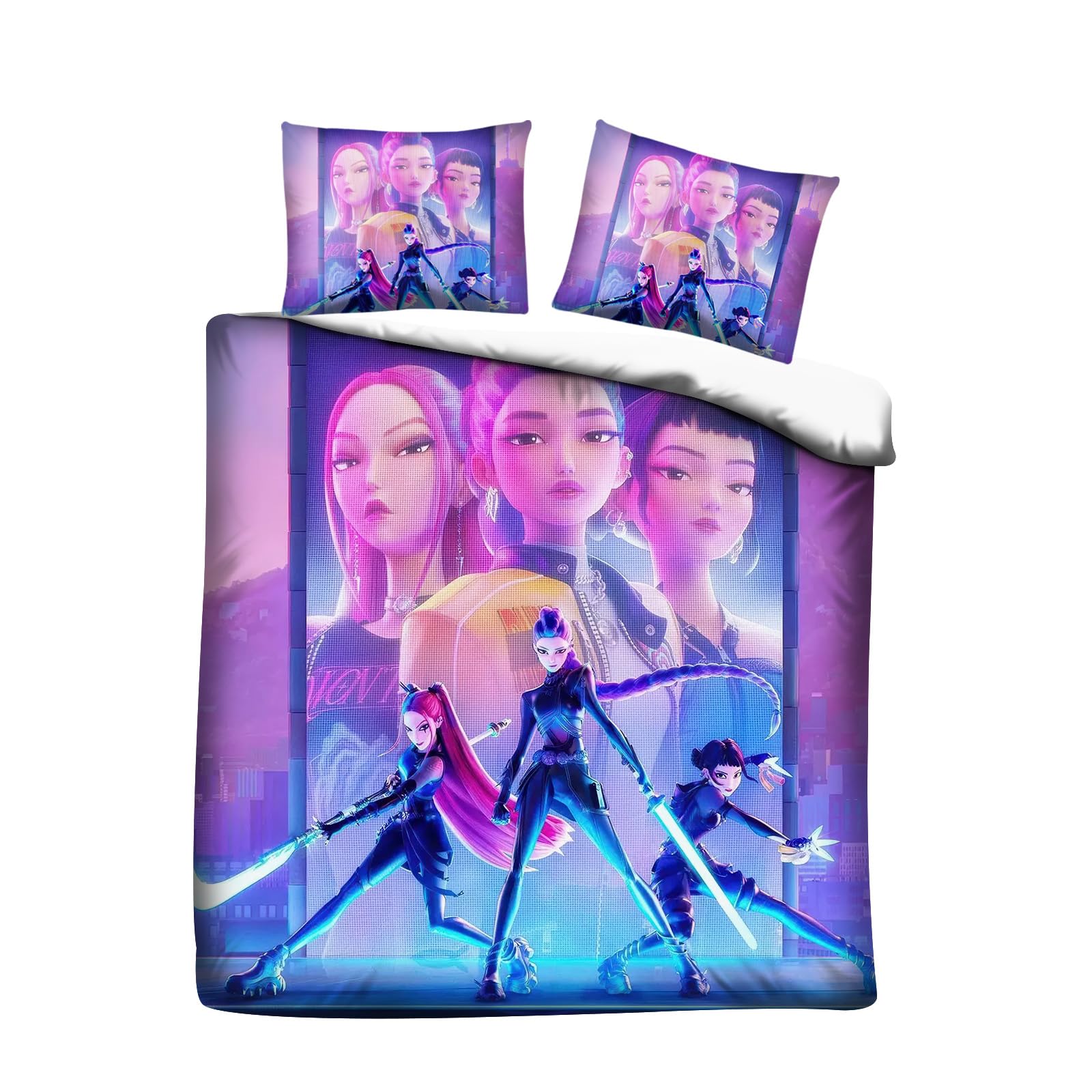 Housse de couette anime 220x240 le cadeau idéal pour décorer le lit des filles et garçons